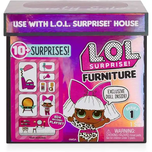 LOL Surprise Furniture Series 1 Salon & Diva Doll & Play Set Pack [Damaged Package]