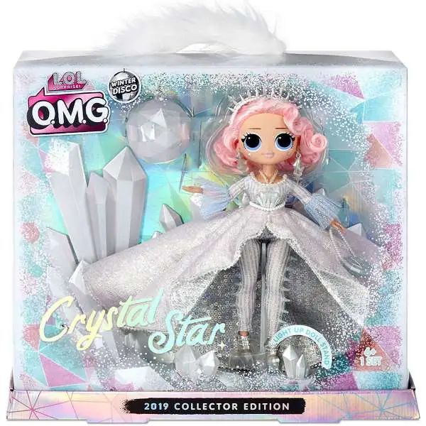 LOL Surprise Winter Disco 2019 OMG Collector Edition Crystal Star Fashion Doll