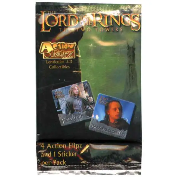 The Lord of the Rings The Two Towers Two Towers Action Flipz Card Pack