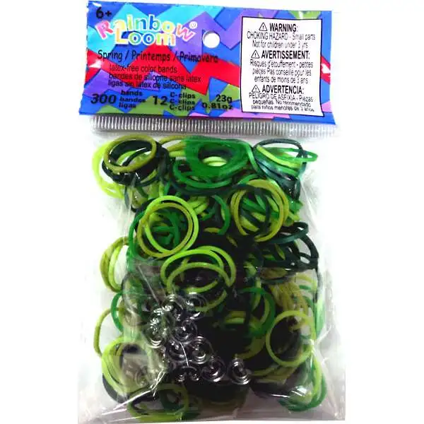 Rainbow Loom Mixed Neon Rubber Bands Refill Pack RL34 300 Count Twistz  Bandz - ToyWiz