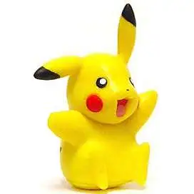 Pokemon Diamond & Pearl Pikachu Figure [Sitting & Waving, Loose]