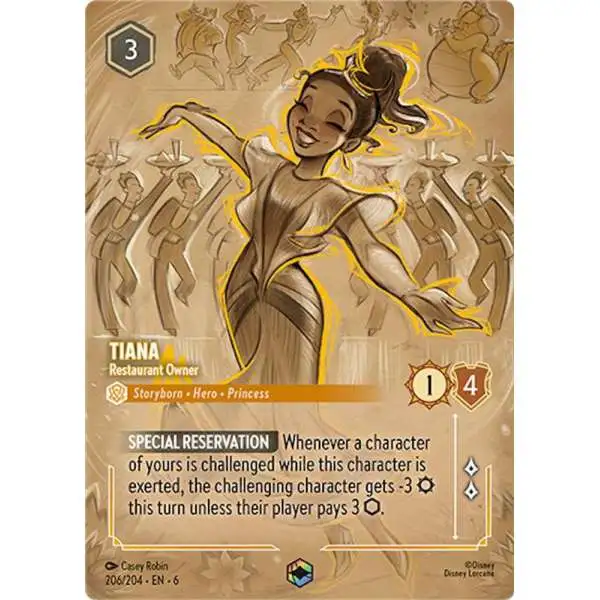 Disney Lorcana Trading Card Game Azurite Sea Single Card Enchanted