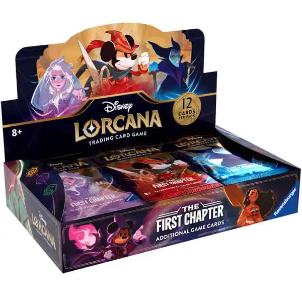 Disney Lorcana Trading Card Game The First Chapter Booster Box [24 Packs]