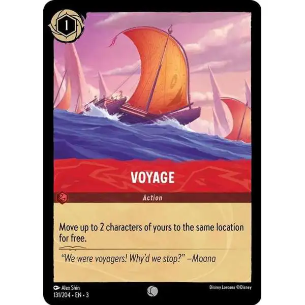 Disney Lorcana Trading Card Game Into the Inklands Common Voyage #131