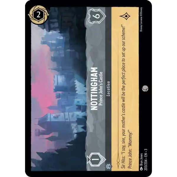 prince john lorcana card Disney Rise of the Floodborn Greediest of All #89/204 Rare Trading Storyborn;Villain;Prince Strength Disney Lorcana Trading Card Game