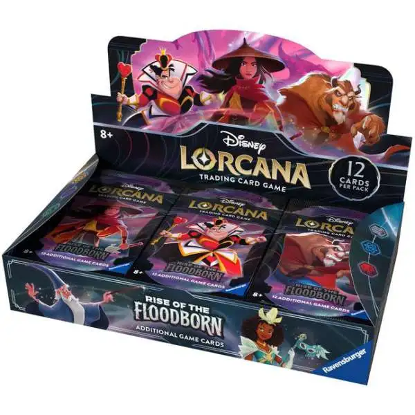 Disney Lorcana Trading Card Game Rise of the Floodborn Booster Box [24 Packs]