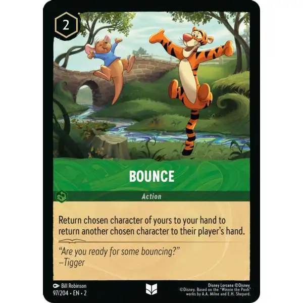 Disney Lorcana Trading Card Game Rise of the Floodborn Uncommon Bounce #97