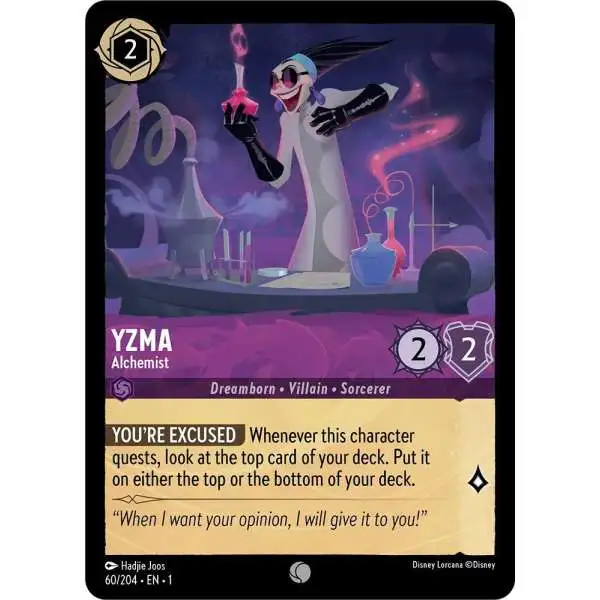 yzma lorcana card - Azurite Sea - - Conniving Chemist (Legendary) Find Yzma Yzma - Conniving Chemist |