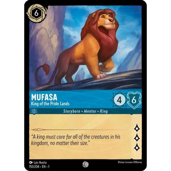 lion king lorcana cards Disney Lorcana: The Circle of Life Playmat Common Flavor Text Simba - Rightful King -