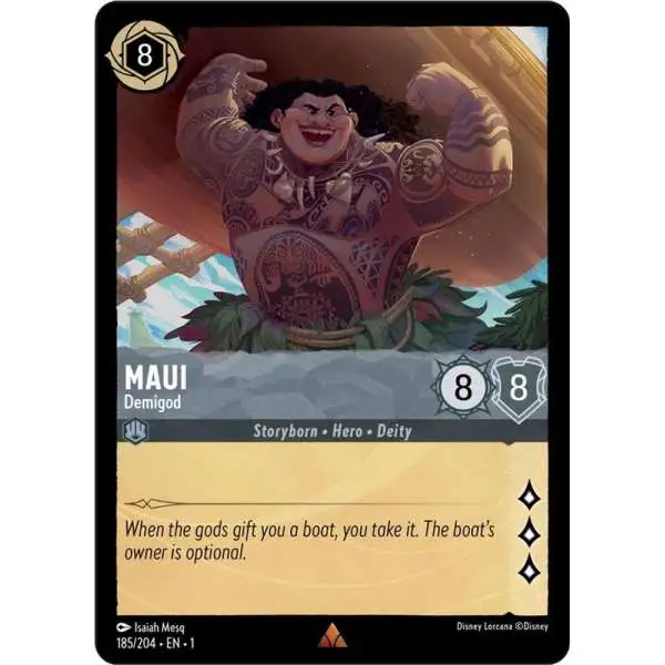 maui lorcana card Disney TCG: The First Chapter Neoprene Mat Rush (This character can challenge the turn theyre played.) Reckless (This character cant quest and must challenge each turn if able.) Artist Disney Lorcana Trading Card Game