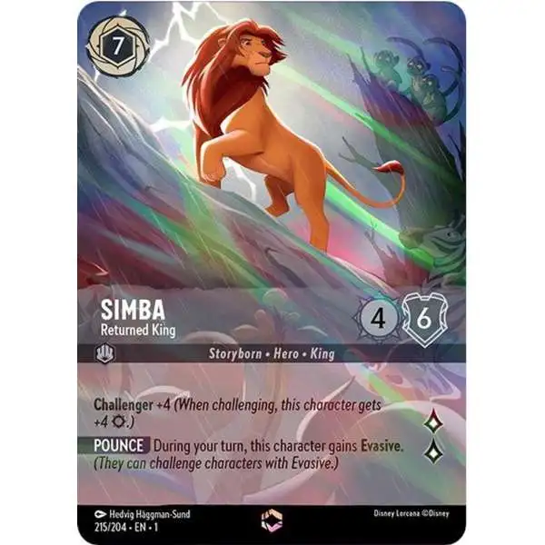 Disney Lorcana Trading Card Game The First Chapter Single Card