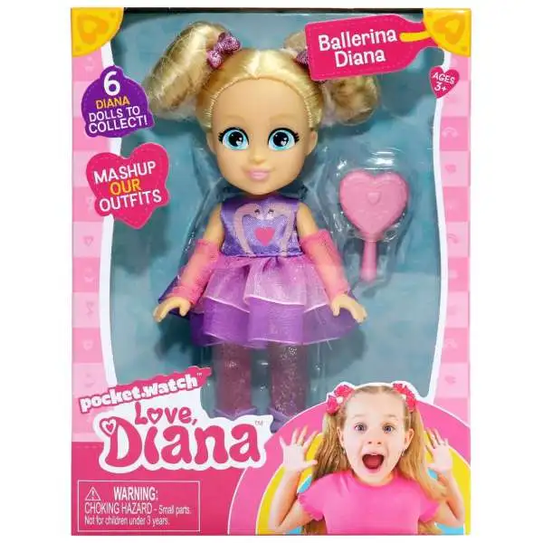 Love, Diana Ballerina Diana 6-Inch Doll