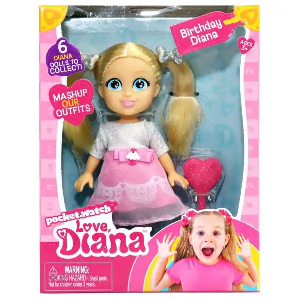 Love, Diana Birthday Diana 6-Inch Doll