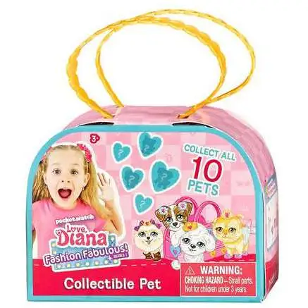 Love, Diana Fashion Fabulous! Collectible Pet 3.5-Inch Mystery Pack [1 RANDOM Figure]