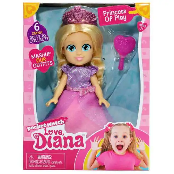 Love, Diana Princess of Play 6-Inch Doll