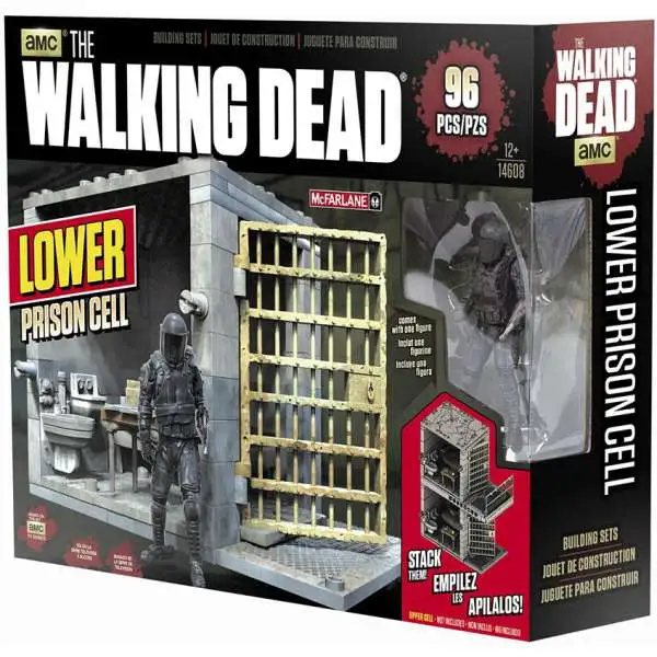 McFarlane Toys The Walking Dead LOWER Prison Cell Building Set