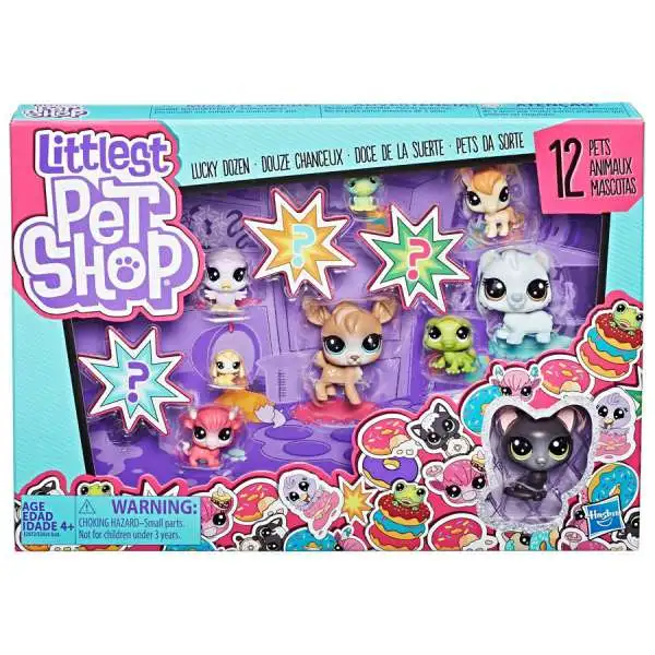 Littlest Pet Shop Lucky Dozen Donuts Figure 12-Pack