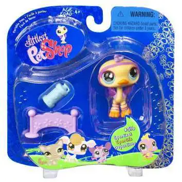 Littlest Pet Shop Portable Pets Ostrich Figure #516 [Hurdle]