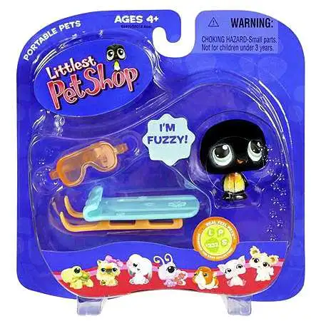 Littlest Pet Shop Portable Pets Penguin Figure #333 [With Sled]