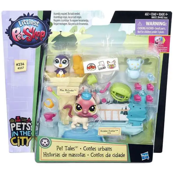 Littlest Pet Shop Pets in the City Ice Skating Pets Playset [Pet Tales]