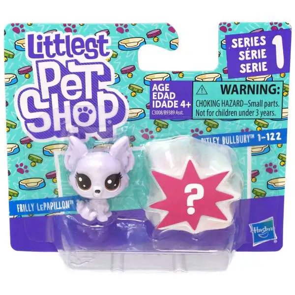 Littlest Pet Shop Frilly LePapillion & Pitley Bullbury Mini Figure 2-Pack