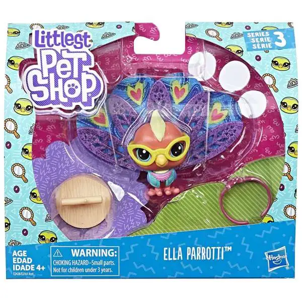 Littlest Pet Shop Premium Pet Ella Parroti Figure Pack