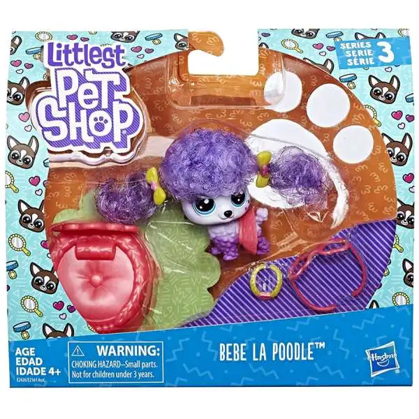 Littlest Pet Shop Premium Pet BeBe La Poodle Figure Pack