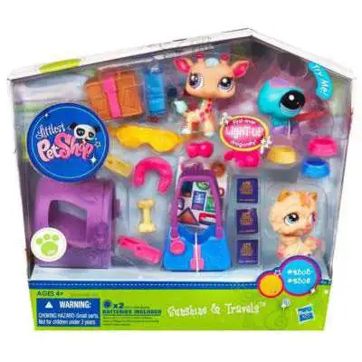 Littlest Pet Shop Sunshine & Travels Playset [Light-up Dragonfly]