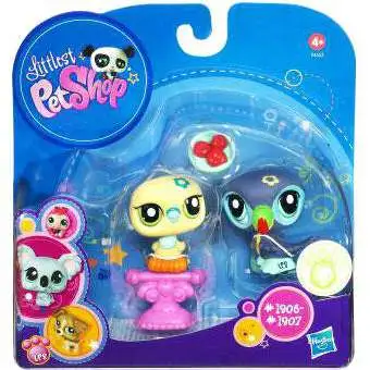 Littlest Pet Shop 2010 Assortment B Series 5 Toucan & Bird Figure 2-Pack #1906, 1907