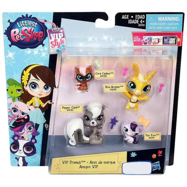 Littlest Pet Shop VIP Friends Exclusive Figure 4-Pack [Damaged Package]