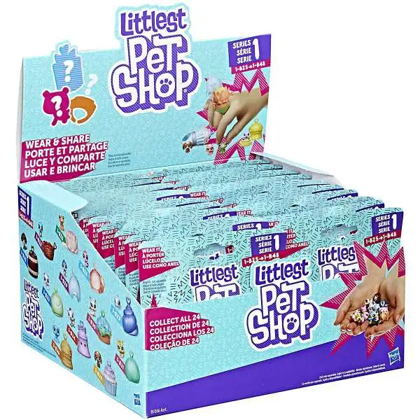 Littlest Pet Shop Wear It Series 1 Mystery Box [24 Packs, 1-B25 thru 1-B48]