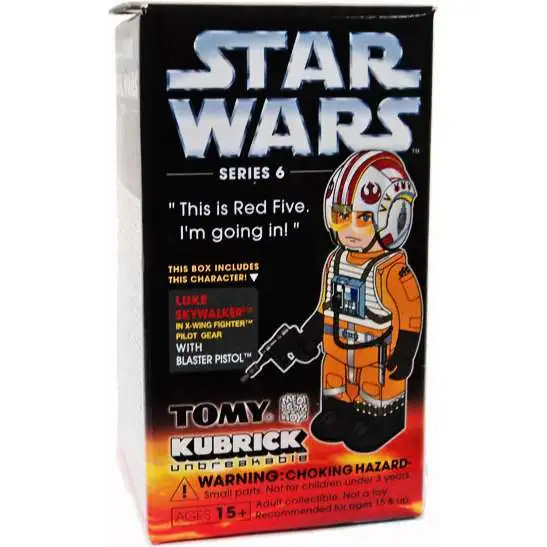 Star Wars A New Hope Kubrick Series 6 Luke Skywalker Mini Figure [X-Wing Pilot]