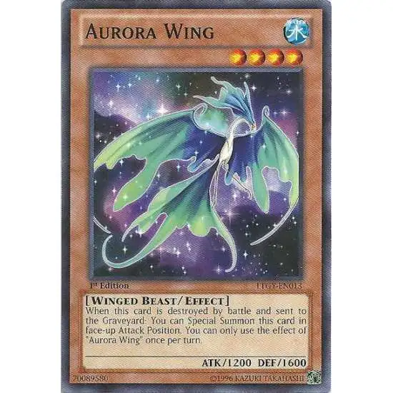 YuGiOh Trading Card Game Lord of the Tachyon Galaxy Common Aurora Wing LTGY-EN013