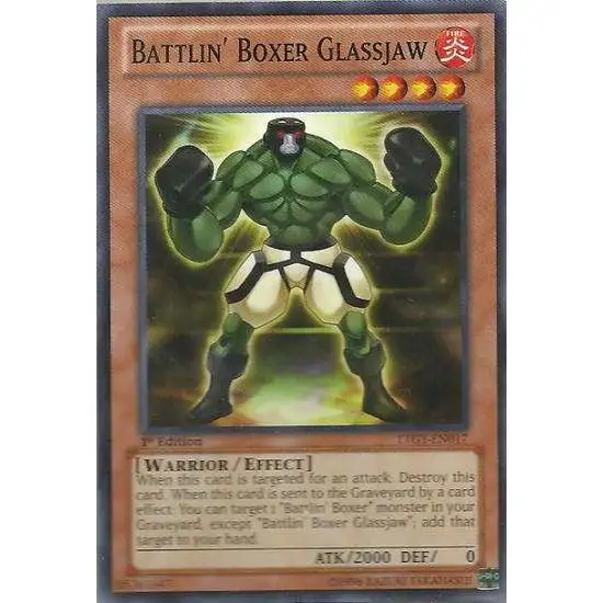 YuGiOh Trading Card Game Lord of the Tachyon Galaxy Common Battlin' Boxer - Glassjaw LTGY-EN017