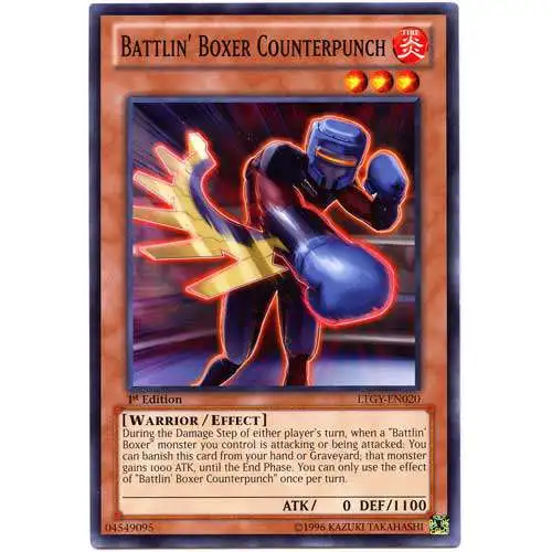 YuGiOh Trading Card Game Lord of the Tachyon Galaxy Common Battlin' Boxer - Counterpunch LTGY-EN020