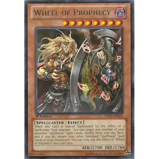 YuGiOh Trading Card Game Lord of the Tachyon Galaxy Rare Wheel of Prophecy LTGY-EN031