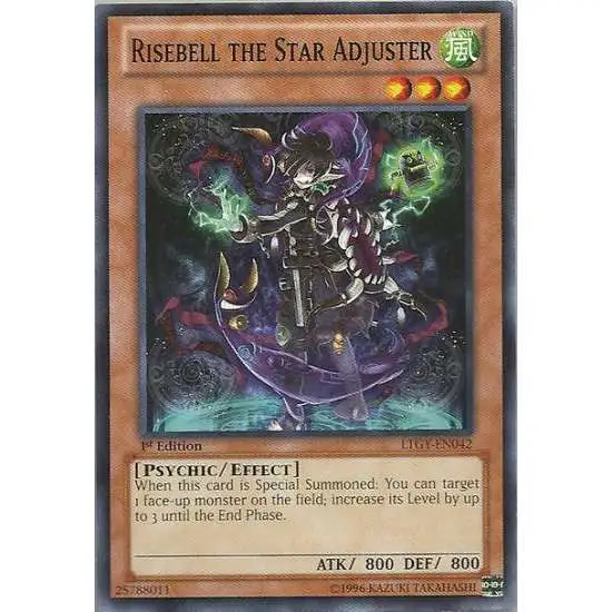 YuGiOh Trading Card Game Lord of the Tachyon Galaxy Common Risebell the Star Adjuster LTGY-EN042