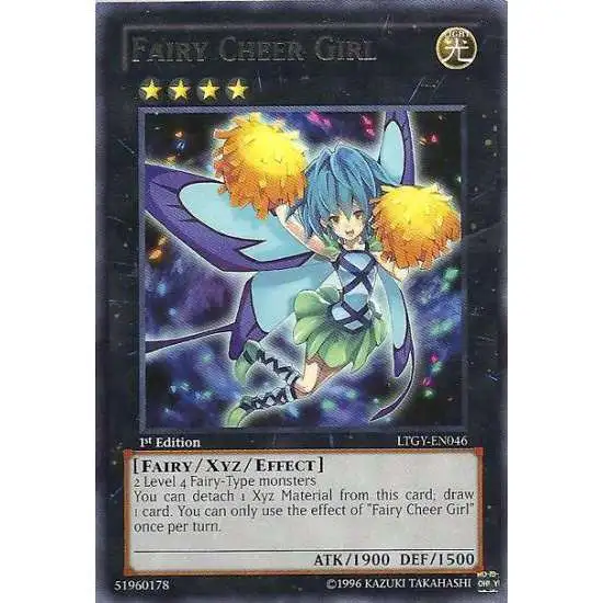 YuGiOh Trading Card Game Lord of the Tachyon Galaxy Rare Fairy Cheer Girl LTGY-EN046