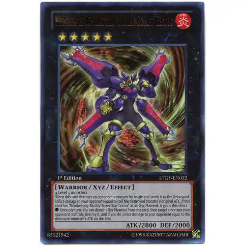 YuGiOh Trading Card Game Lord of the Tachyon Galaxy Ultra Rare Number C105: Battlin' Boxer Comet Cestus LTGY-EN052