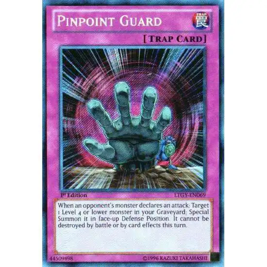 YuGiOh Trading Card Game Lord of the Tachyon Galaxy Secret Rare Pinpoint Guard LTGY-EN069