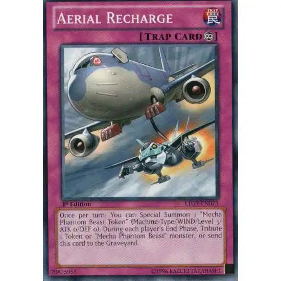 YuGiOh Trading Card Game Lord of the Tachyon Galaxy Common Aerial Recharge LTGY-EN073