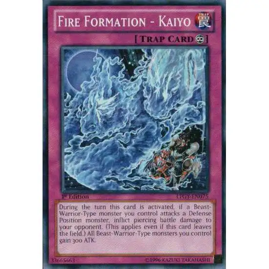 YuGiOh Trading Card Game Lord of the Tachyon Galaxy Common Fire Formation - Kaiyo LTGY-EN075