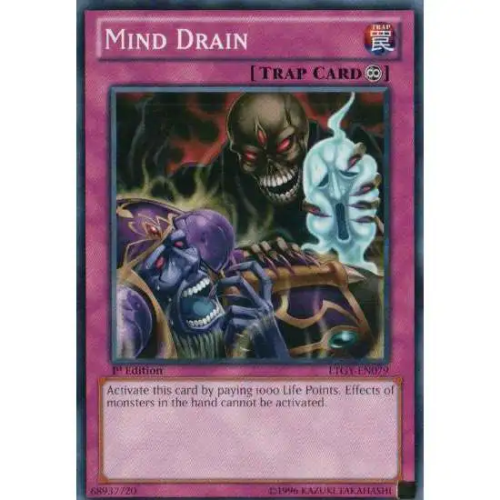 YuGiOh Trading Card Game Lord of the Tachyon Galaxy Common Mind Drain LTGY-EN079