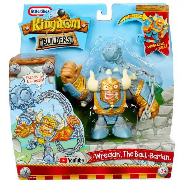 Little Tikes Kingdom Builders Wreckin', The Ball-Barian Action Figure [Damaged Package]