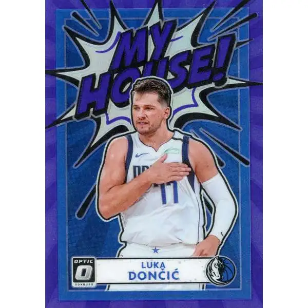 NBA Dallas Mavericks 2020-21 Donruss Optic Basketball Purple Luka Doncic #13 [My House!]