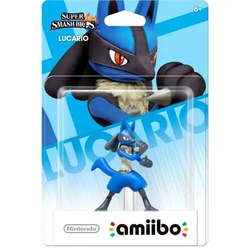 World of Nintendo Super Smash Bros Amiibo Lucario Mini Figure