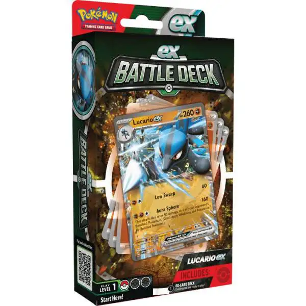 Pokemon Trading Card Game Lucario ex Battle Deck [60 Cards] (Pre-Order ships May)
