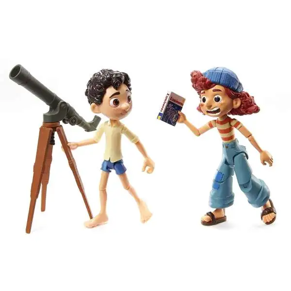 Disney / Pixar Stargazers Pack with Luca Paguro & Giulia Exclusive Action Figure 2-Pack Set