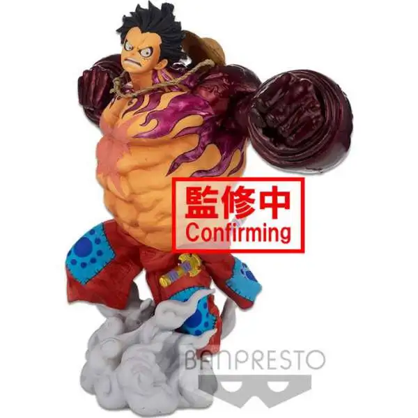 One Piece World Figure Colosseum 3: Super Master Stars Piece Gear 4 Luffy 8.6-Inch Collectible PVC Figure [The Brush]