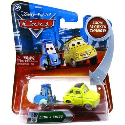 Disney / Pixar Cars Lenticular Eyes Series 2 Luigi & Guido Diecast Car